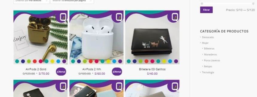 Creación de Tienda Virtual