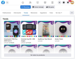 Tienda Virtual en Facebook