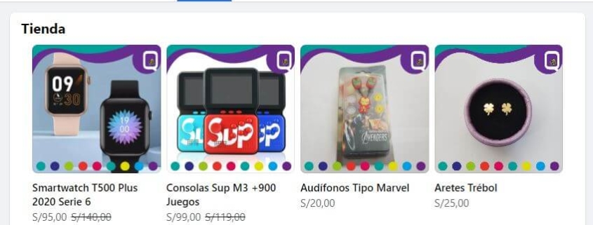 Tienda Virtual en Facebook